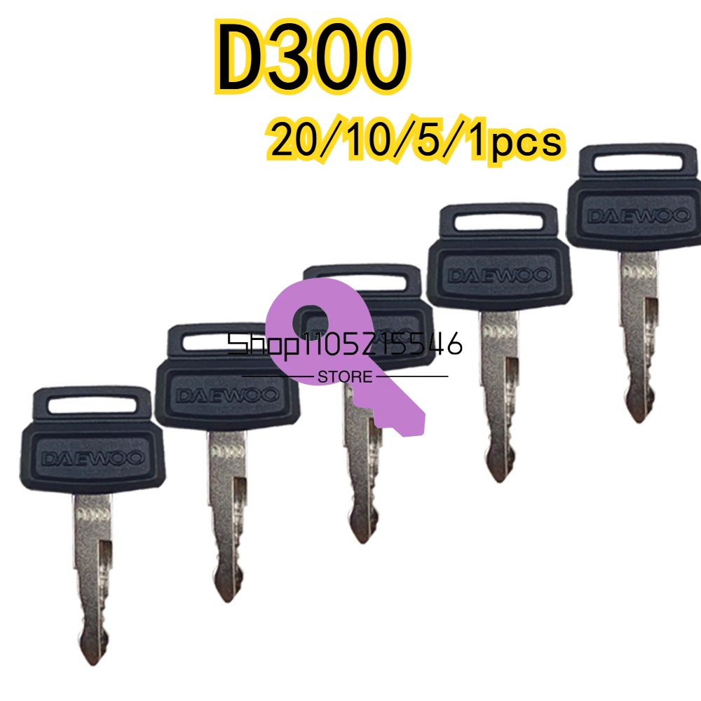 Heavy Equipment Logo - 20/10/5/1 szt. kluczy do koparek D300,