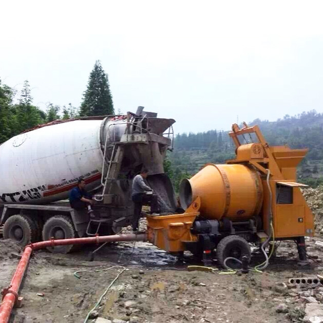 Concrete Mixer Machine - Mieszalnik do betonu YG z pompą,