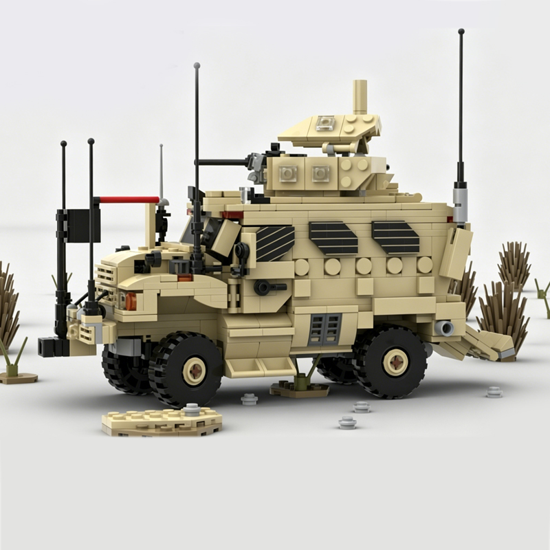Heavy Equipment Battery - Model ciężkiego samochodu opancerzonego QWERT, klocki