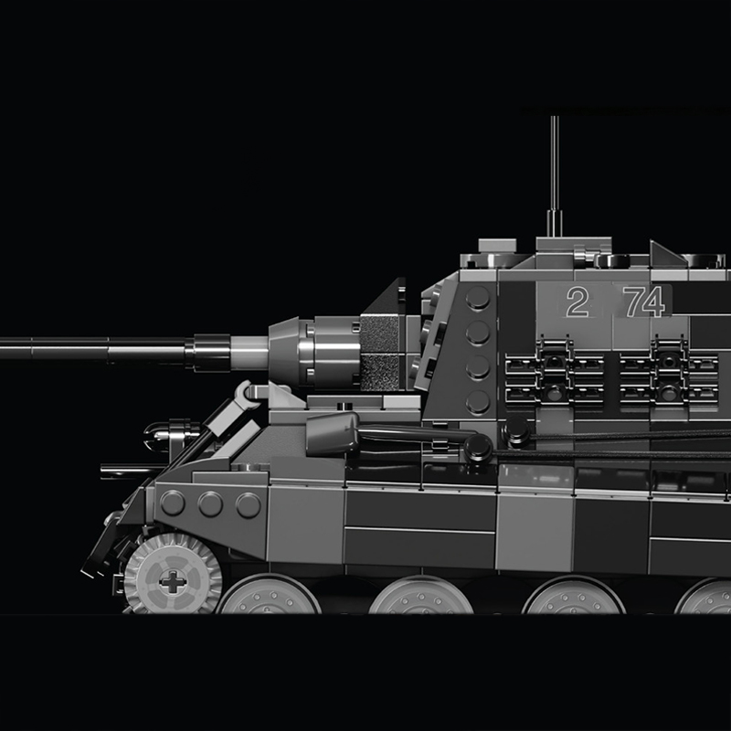 Heavy Equipment Battery - Model ciężkiego niszczyciela czołgów QWERT, klocki