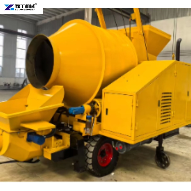 Concrete Mixer Machine - Przyczepa z mieszalnikiem do betonu i