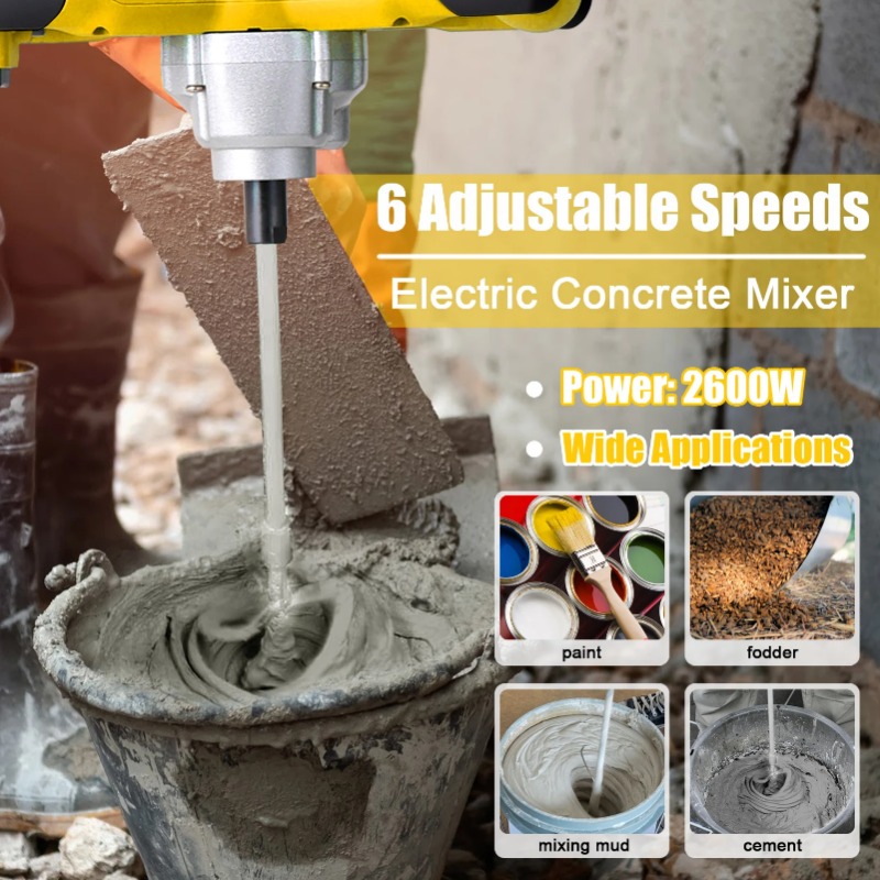 Mieszalnik elektryczny do beto – Concrete Mixer Machine recenzja i cena