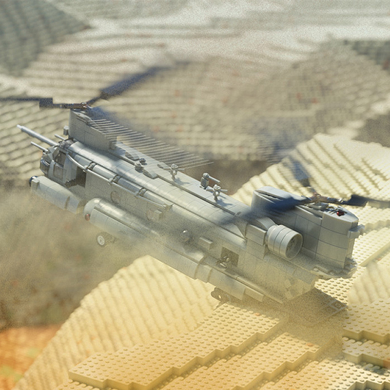 Model helikoptera MH-47G, kloc – Heavy Equipment Games recenzja i cena